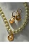 Jewelry set - gold color - - 4