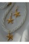 Jewelry set - gold color - - 3