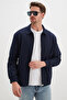 Zippered Polo Collar Pocket Jacket - 5