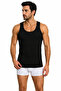 Men's Combed Cotton Classic Undershirt 100% Cotton (Seher Authorized Seller) 1 Piece – White Black Gray - 2