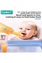 Reusable Silicone Baby Food Pouches with Feeder Spoon & Straw, Toddler Food Storage Pouch with Handle and Straw Brush, Breastmilk Storage Bags, Leakproof Baby Food Feeder for Safe Infant Self-Feeding - 5