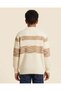 Senior Boys Grey Crew Neck Printed Sweater - 4