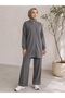 Roba Detail Zippered Suit-Grey