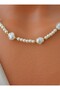 Necklace - White - - 4
