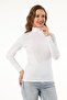 Women's Lycra Turtleneck Long Sleeve Bodysuit - Flexible and Comfortable Basic - 2