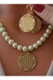Jewelry set - gold color -