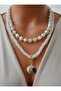 Necklace - White -