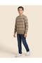 Senior Boys Grey Crew Neck Printed Sweater - 2