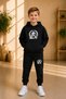 Armikids Unisex Children's Multi-Colored Multi-Printed 2-Piece Hooded Tracksuit Set - 2