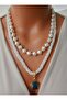 Necklace - White -