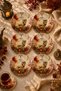 Set of 6 Glass Tea Plates - 12 cm with Aries Sign Pattern - 6 Tea Plates