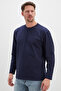 Printed crew neck sweatshirt - 4