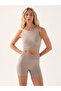 Motion High Waist Pocket Shorts Mink - 2
