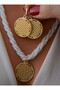 Jewelry set - gold color -