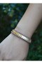 Handmade Monogrammed Bracelet - Pink - - 3