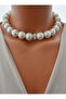 Necklace - White -
