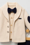 Baby Boy Navy Blue Convivial Cotton 3-Piece Set - 4