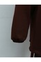 Zippered Elastic Two-Thread Top and Bottom Set - Burgundy - 2
