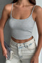Strappy Patterned Crop Blouse with Breast Support - 6