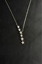 Stainless Steel Stone Shooting Star Y Model Necklace Gold / Silver Color Eck71 - 6