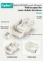 12PCS Baby Bath Tub, Collapsible Baby Bathtub with Temperature Sensing + Soft Bath Cushion + Shower Cap + Duckling toys *4 + Ocean Balls *5, Portable Travel Infants Bathtub, Large Capacity - 4