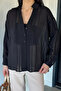 Black Perry Women's Transparent Shirt - 3