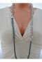 Hematite and Crystal Quartz Necklace - - 2