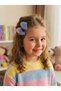 2-Pack Purple Colored Moving Star Sequin Girl's Cloud Shape Crocodile Tooth Buckle