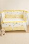 Yellow Ruffled 70X130 Furniture Crib Edge Protector Set - 4 Piece Dream Series - 8