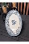 Velour Anthracite Boat Plate Set of 2 21cm Porcelain - 2