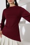 Women's Modal Asymmetrical Cut Spanish Sleeve Blouse - 2