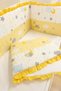 Yellow Ruffled 80X130 Furniture Crib Protector Set - 4 Piece Dream Series - 5