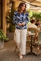Women's Knitted Long Sleeve Round Neck T-Shirt - 2
