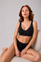 # İzbırakmaz Laser Cut Snap-On Seamless Ghost Bra – Removable Pads, No Underwire - 4