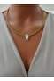 Necklace - White -