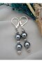 Mayorka Pearl Earrings - Silver Color -