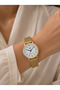 Women's Wristwatch Gold Color Mesh Steel Band Casual and Stylish Combination Japanese Movement Gift Boxed - 3