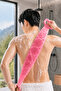 Silicone Back Scrubber Shower Washcloth Double Sided 70 cm Bath Brush Body Cleaning Massage Apparatus - 5