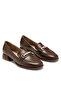 Women's Patent Leather Buckle-Strapped Thick-Heeled Classic Loafer
