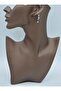 Black Pearl Stone Earrings - Silver Color - - 2