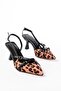 Zri̇n-005 Leopard Daily 7 cm Heeled Shoes - 6