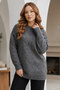 Patterned Knitwear Sweater R4514 Anthracite