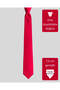 Red Striped Silk Tie – 7.5 cm Wide - 4