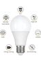 مصابيح LED بقوة 60 واط، 9 واط، ضوء نهاري أبيض 3000 كلفن، غير قابلة للتعتيم، قاعدة E27 قياسية متوسطة الحجم - 6