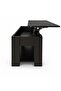 Modern Coffee Table Centre Table Adjustable Lift Top Tabletop with Hidden Storage and Practical Bottom Shelf 90X50X46Cm - 4