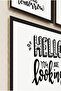 Humorous Laundry Room Themed - Set of 3 Black Wooden Frame Look Mdf Paintings - 4