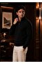 Men's Half-Zip High-Neck Long-Sleeve Sweatshirt - 2