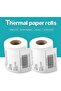 ملصقات شحن حرارية مباشرة 2 لفة 600 ملصق 4×6 انش لمنصات التجارة الإلكترونية | Direct Thermal Shipping - 5