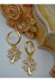 Jewelry Store Four-Leaf Lucky Clover Earrings - Gold Color - - 2