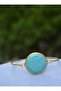 Turquoise Stone Bracelet - Blue - - 4